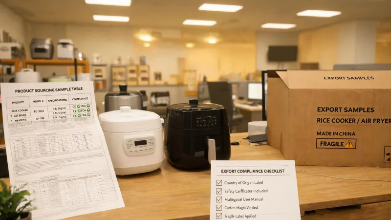 Small appliance sourcing article