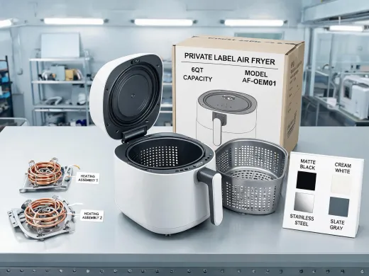 Air fryer private label prototype