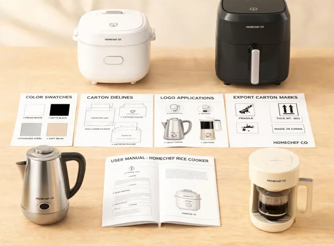 Private label small kitchen appliance launch kit